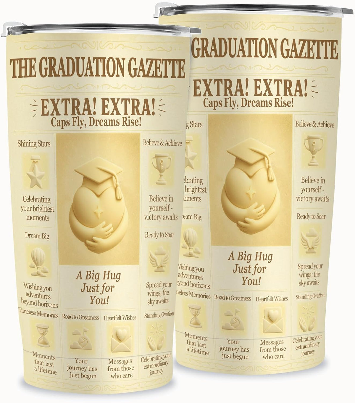 Engineer Gifts 20oz Insulated Tumbler, Newspaper-Inspired Blueprint & Circuit Design, Stainless Steel Travel Mug with Lid, for Men & Women, Students, Graduation, PE/EIT, Retirement, Appreciation