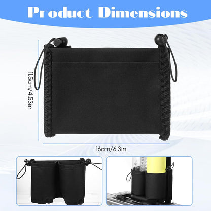 Luggage Travel Cup Holder Free Hand Drink Carrier Carry on Beverage Cup Holder Attachment Fits Roll on Suitcase Handles Business People, Travel Essentials