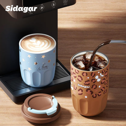 Travel Coffee Mug 14 oz Stainless Steel Ceramic Lined Tumbler