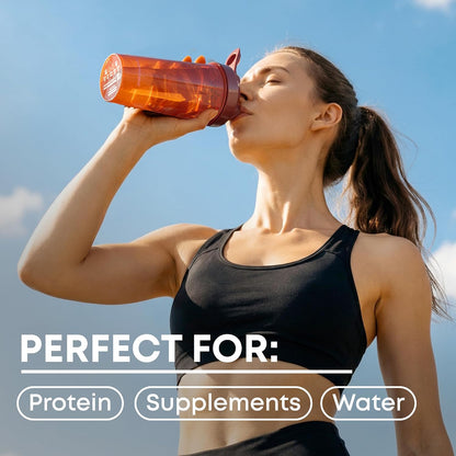 4 Pack Protein Shaker Bottle | Silent Mixing, Leak-Proof Shaker Bottle | Shaker Cups For Protein Shakes | Gym Shaker Bottle | Durable, Bpa-Free, Dishwasher Safe (Multicolor Lite, 400 ml)