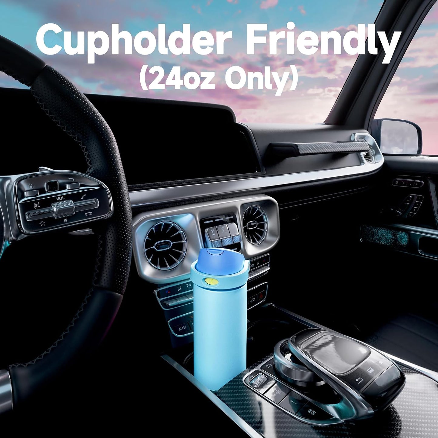 32 oz Insulated Water Bottle with Straw: Stainless Steel Metal Water Bottle with 2-in-1 Lid - Leak Proof, Cold for 24 Hours, Protective Silicone Base, BPA-Free for Sports Gym, Sage - Colors A