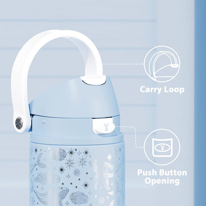 32 oz Insulated Water Bottle with Straw: Stainless Steel Metal Water Bottle with 2-in-1 Lid - Leak Proof, Cold for 24 Hours, Protective Silicone Base, BPA-Free for Sports Gym, Sage - Colors A