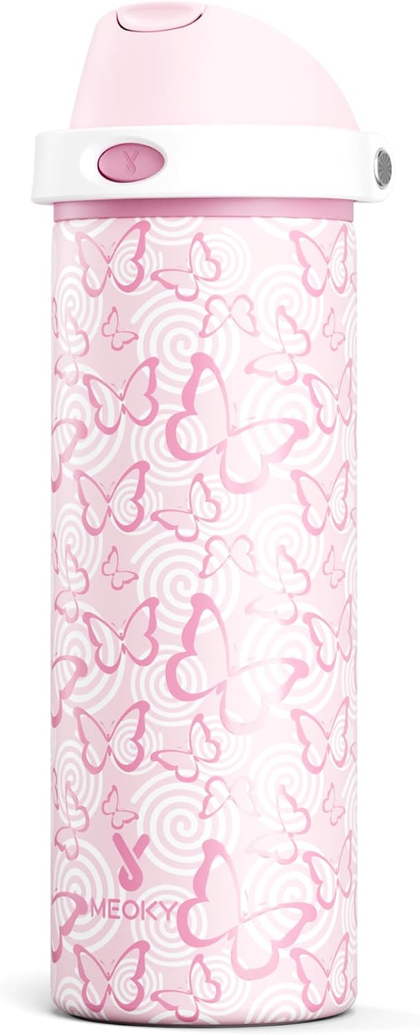 32 oz Insulated Water Bottle with Straw: Stainless Steel Metal Water Bottle with 2-in-1 Lid - Leak Proof, Cold for 24 Hours, Protective Silicone Base, BPA-Free for Sports Gym, Sage - Colors A