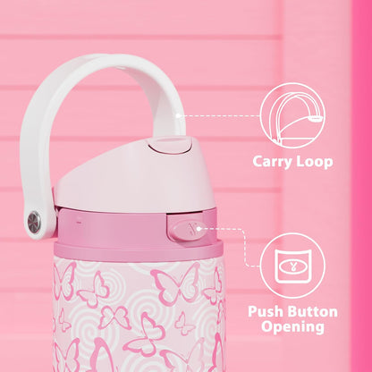 32 oz Insulated Water Bottle with Straw: Stainless Steel Metal Water Bottle with 2-in-1 Lid - Leak Proof, Cold for 24 Hours, Protective Silicone Base, BPA-Free for Sports Gym, Sage - Colors A