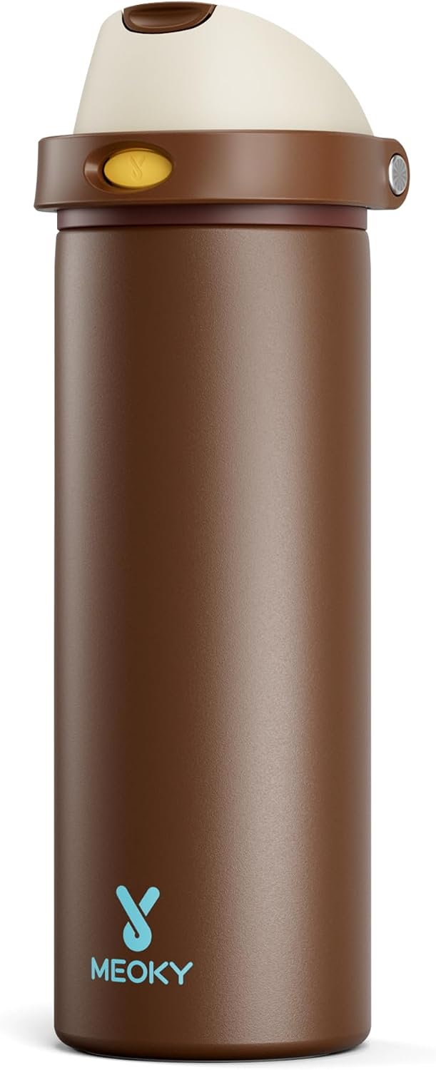 32 oz Insulated Water Bottle with Straw: Stainless Steel Metal Water Bottle with 2-in-1 Lid - Leak Proof, Cold for 24 Hours, Protective Silicone Base, BPA-Free for Sports Gym, Sage - Colors A
