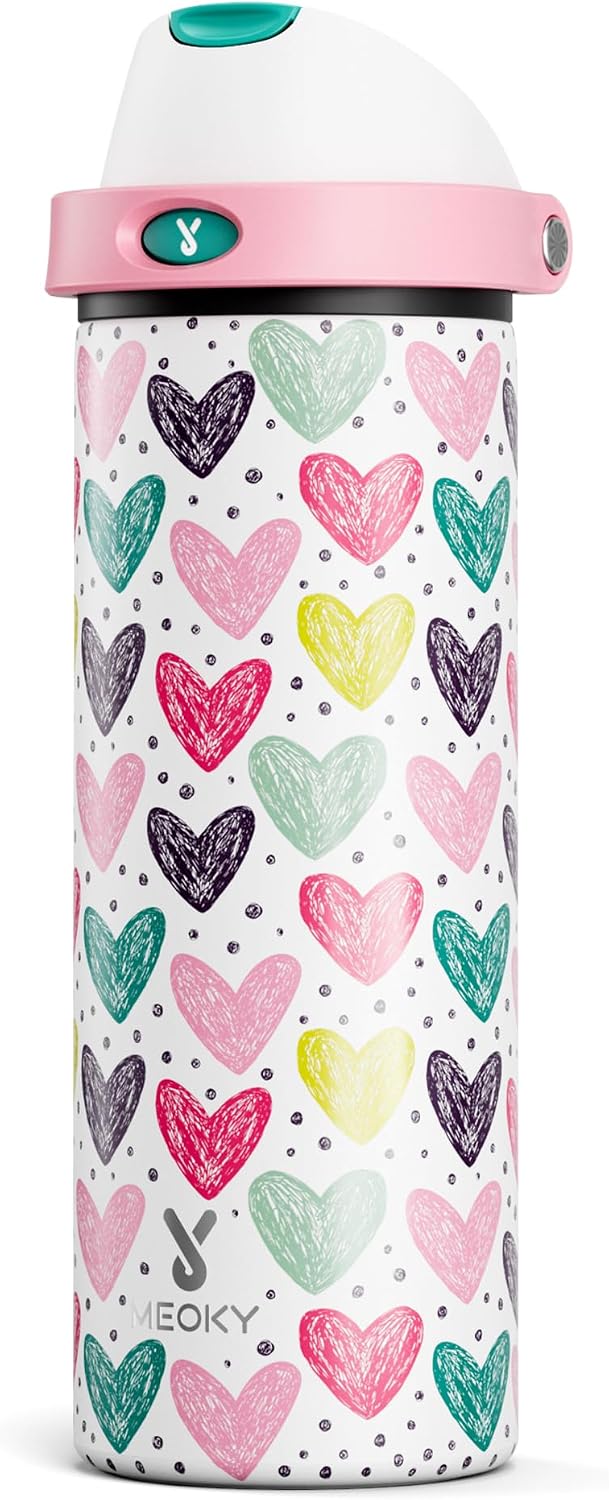 32 oz Insulated Water Bottle with Straw: Stainless Steel Metal Water Bottle with 2-in-1 Lid - Leak Proof, Cold for 24 Hours, Protective Silicone Base, BPA-Free for Sports Gym, Sage - Colors A