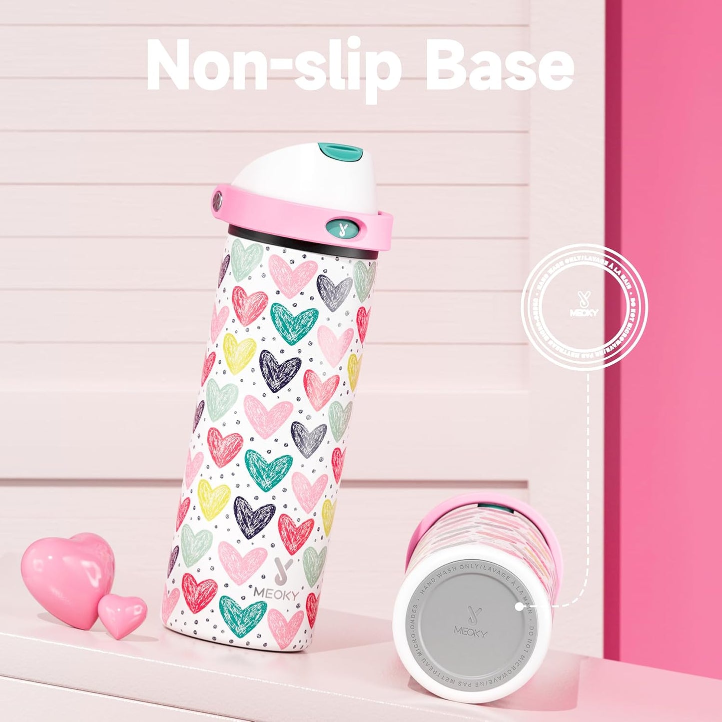 32 oz Insulated Water Bottle with Straw: Stainless Steel Metal Water Bottle with 2-in-1 Lid - Leak Proof, Cold for 24 Hours, Protective Silicone Base, BPA-Free for Sports Gym, Sage - Colors A