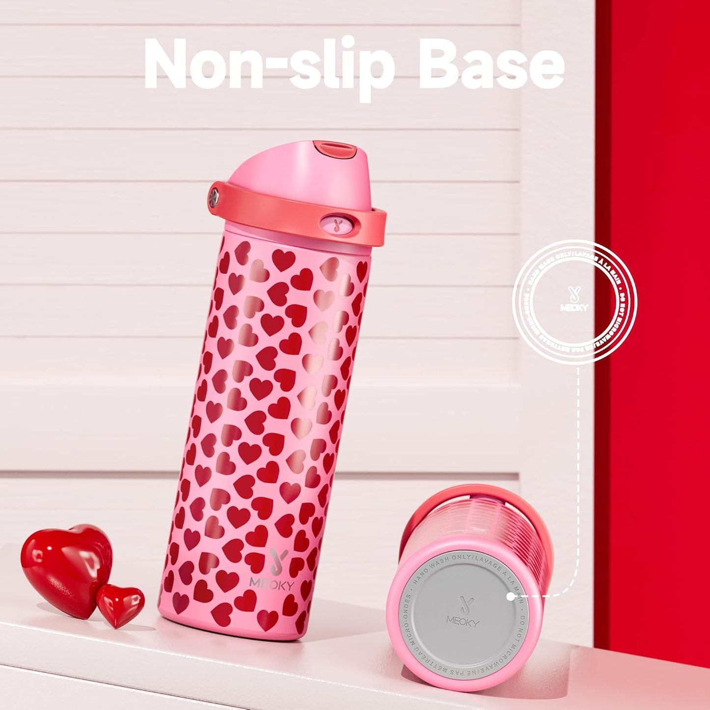 32 oz Insulated Water Bottle with Straw: Stainless Steel Metal Water Bottle with 2-in-1 Lid - Leak Proof, Cold for 24 Hours, Protective Silicone Base, BPA-Free for Sports Gym, Sage - Colors A