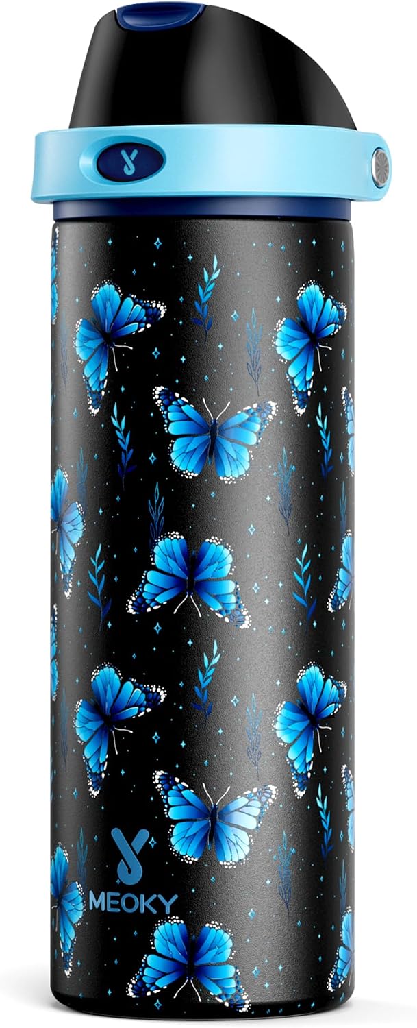 32 oz Insulated Water Bottle with Straw: Stainless Steel Metal Water Bottle with 2-in-1 Lid - Leak Proof, Cold for 24 Hours, Protective Silicone Base, BPA-Free for Sports Gym, Sage - Colors A