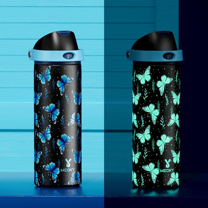 32 oz Insulated Water Bottle with Straw: Stainless Steel Metal Water Bottle with 2-in-1 Lid - Leak Proof, Cold for 24 Hours, Protective Silicone Base, BPA-Free for Sports Gym, Sage - Colors A