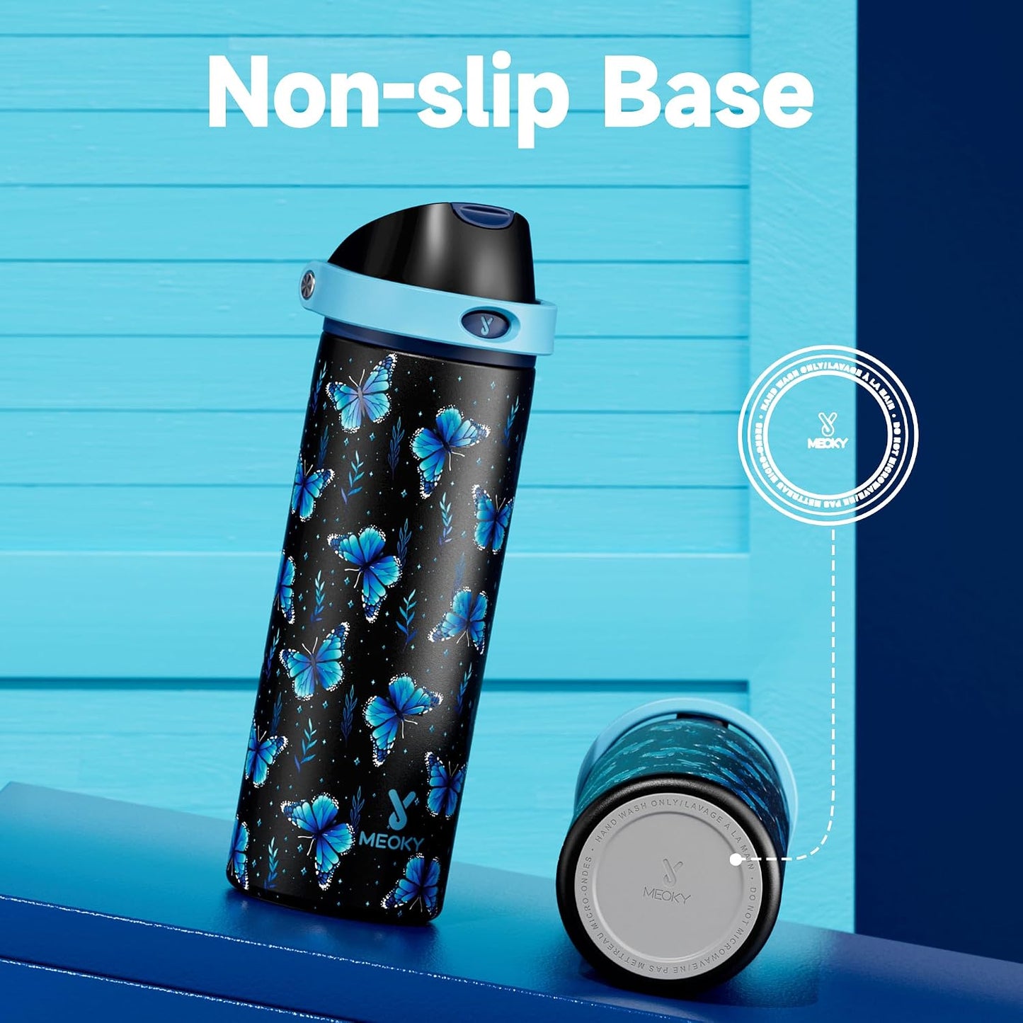 32 oz Insulated Water Bottle with Straw: Stainless Steel Metal Water Bottle with 2-in-1 Lid - Leak Proof, Cold for 24 Hours, Protective Silicone Base, BPA-Free for Sports Gym, Sage - Colors A