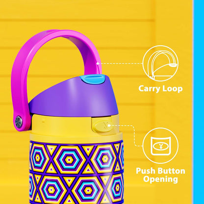 32 oz Insulated Water Bottle with Straw: Stainless Steel Metal Water Bottle with 2-in-1 Lid - Leak Proof, Cold for 24 Hours, Protective Silicone Base, BPA-Free for Sports Gym, Sage - Colors A