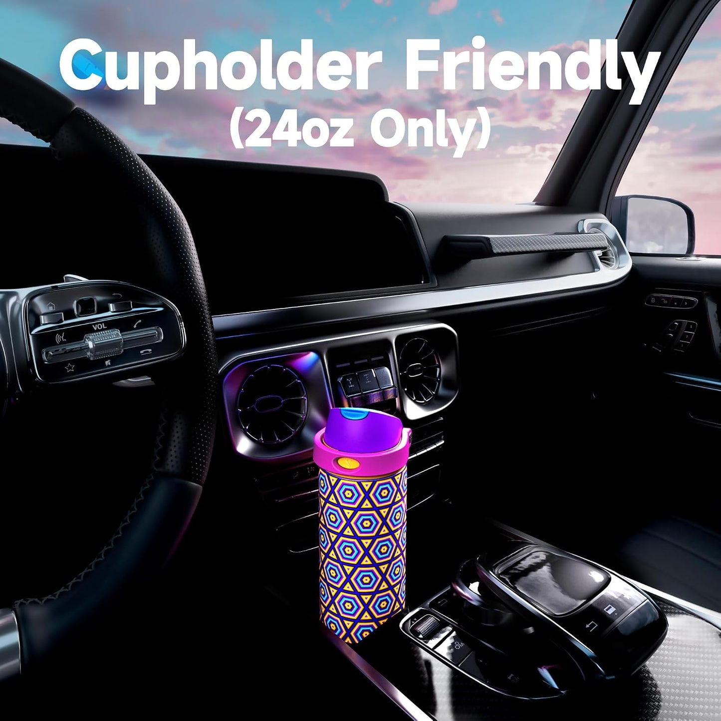 32 oz Insulated Water Bottle with Straw: Stainless Steel Metal Water Bottle with 2-in-1 Lid - Leak Proof, Cold for 24 Hours, Protective Silicone Base, BPA-Free for Sports Gym, Sage - Colors A