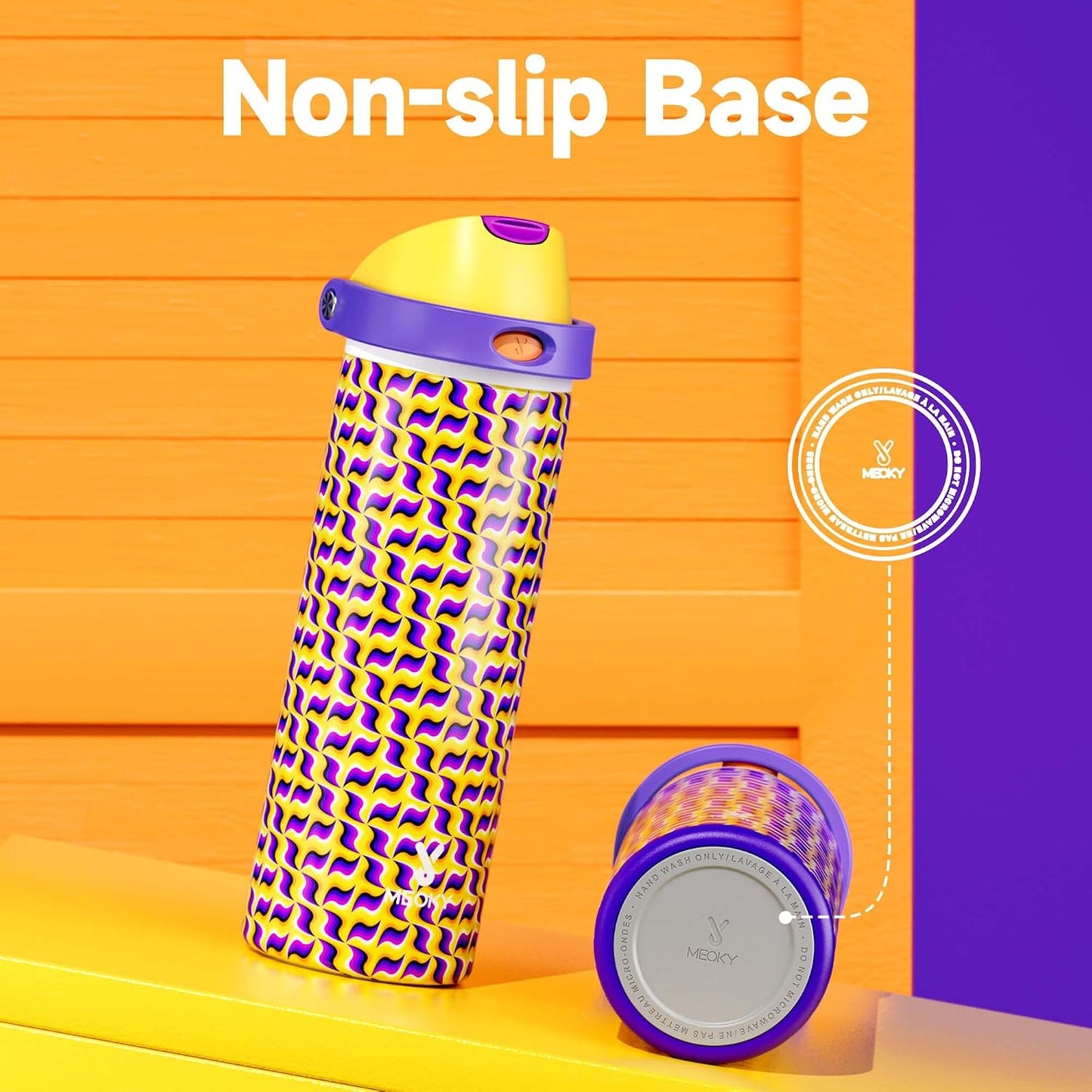 32 oz Insulated Water Bottle with Straw: Stainless Steel Metal Water Bottle with 2-in-1 Lid - Leak Proof, Cold for 24 Hours, Protective Silicone Base, BPA-Free for Sports Gym, Sage - Colors A