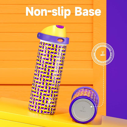 32 oz Insulated Water Bottle with Straw: Stainless Steel Metal Water Bottle with 2-in-1 Lid - Leak Proof, Cold for 24 Hours, Protective Silicone Base, BPA-Free for Sports Gym, Sage - Colors A