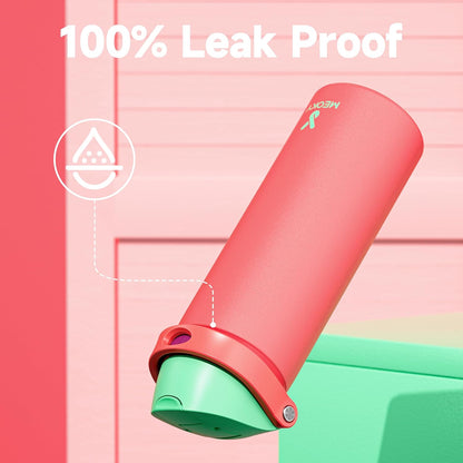 32 oz Insulated Water Bottle with Straw: Stainless Steel Metal Water Bottle with 2-in-1 Lid - Leak Proof, Cold for 24 Hours, Protective Silicone Base, BPA-Free for Sports Gym, Sage - Colors A