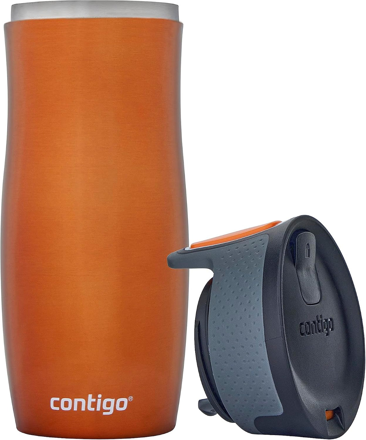 West Loop Autoseal Travel Mug, Stainless Steel Thermal Mug, Vacuum Flask, Leakproof Tumbler, Coffee Mug with BPA-Free Easy-Clean Lid