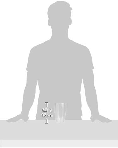 8oz Pavina Double Wall Glasses, High Heat Borosilicate Glass, Set of 2, Clear