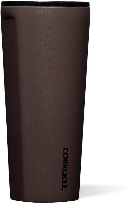 Insulated Tumbler with Sliding Lid, 24 oz, Cacao
