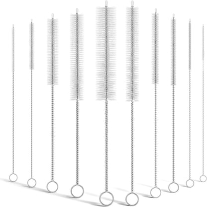 Long Straw Cleaner Brush Set, 8.7 Inch Cleaning Brushes, 10 Pack