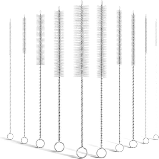 Long Straw Cleaner Brush Set, 8.7 Inch Cleaning Brushes, 10 Pack
