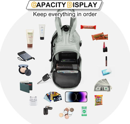 32-40 oz Crossbody Water Bottle Carrier Bag with Phone Pocket, Black