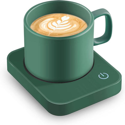 Coffee Mug Warmer for Desk with Auto Shut Off & 3-Temp Settings, Coffee Cup Warmer with Smart Safety Alert Home Office Accessory, Perfect for Coffee, Tea, Milk (No Mug)