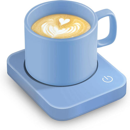 Coffee Mug Warmer for Desk with Auto Shut Off & 3-Temp Settings, Coffee Cup Warmer with Smart Safety Alert Home Office Accessory, Perfect for Coffee, Tea, Milk (No Mug)