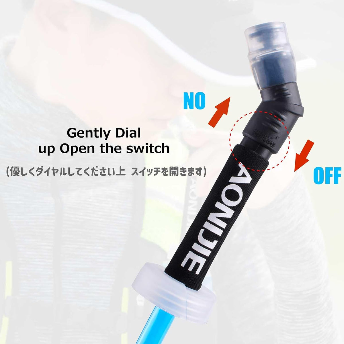 Azarxis TPU Soft Flask Collapsible Water Bottles BPA-Free 250ml 350ml 500ml for Hydration Vest Pack Running Hiking Cycling Climbing