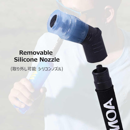 Azarxis TPU Soft Flask Collapsible Water Bottles BPA-Free 250ml 350ml 500ml for Hydration Vest Pack Running Hiking Cycling Climbing