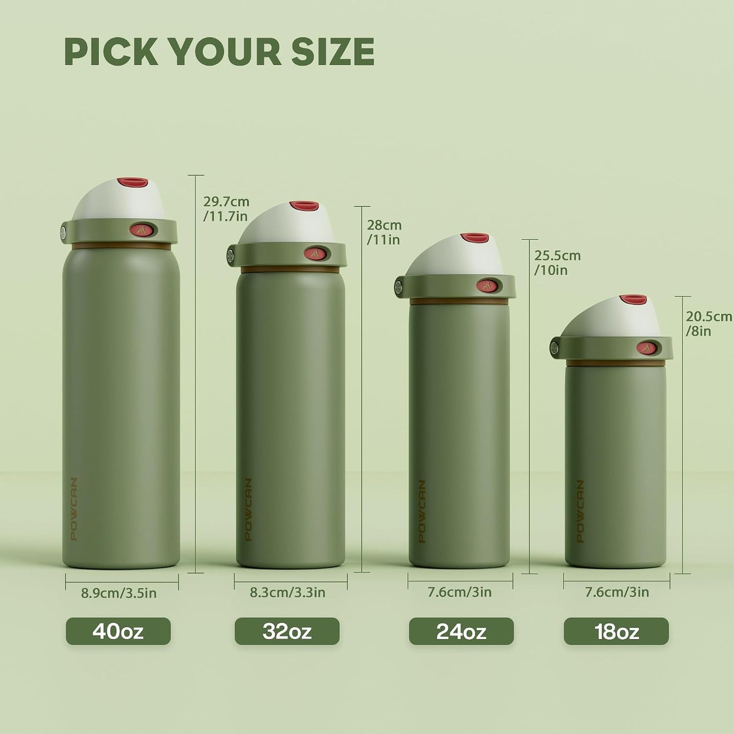 24 oz Stainless Steel Water Bottle: 2-in-1 Push-Button Spout & Quick-Flip Straw, Leakproof, Cold 24Hrs, Fits Car Cup Holder, Insulated Vacuum Flask for Sports, Trip, School Gift (Storm Hammer) - Colors B