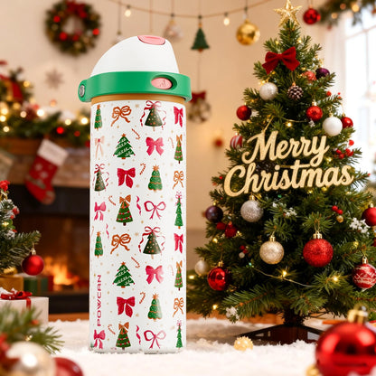 24 oz Stainless Steel Water Bottle: 2-in-1 Push-Button Spout & Quick-Flip Straw, Leakproof, Cold 24Hrs, Fits Car Cup Holder, Insulated Vacuum Flask for Sports, Trip, School Gift (Storm Hammer) - Colors B