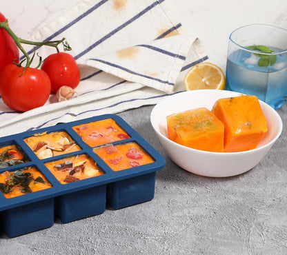 Webake Water Bottle Ice Cube Tray with Silicone Lids, 2 Pcs Long Ice Stick Molds - Stackable & Space-Saving, Perfect for Highball Drinks, Cocktail Parties & Sports Bottles