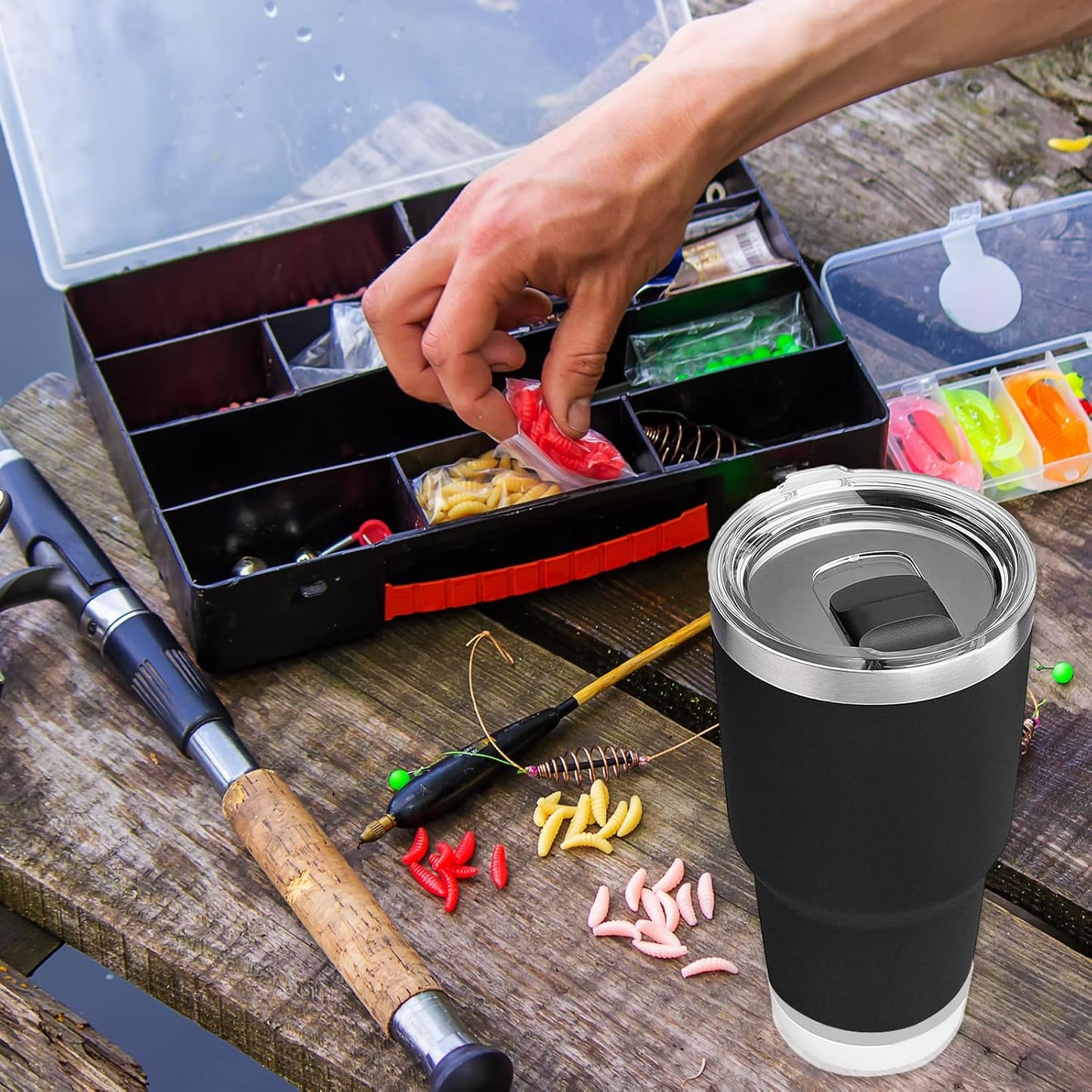 4 PCS Silicone Boot Sleeve for Tumbler 30 oz 20 oz, Water Bottle Bottom Protector, Non-Slip Mug Cup Coaster for 7-7.5cm Bottom of the Insulated Cup
