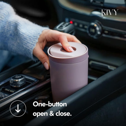 KIVY Travel Coffee Mug Tumbler [24h Cold | 6h Hot] Insulated Coffee Tumbler Stainless Steel - Leak Proof Coffee Travel Mug - 12oz Insulated cup to go for hot & cold drinks - Cups for Women & Men