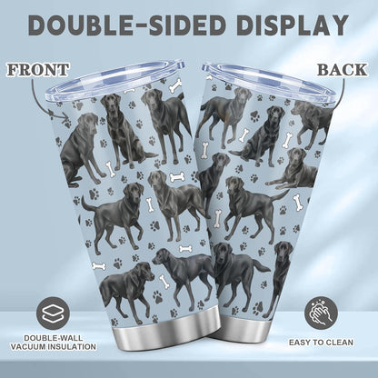 Beagle Gifts for Women Men, 40oz Stainless Steel Insulated Tumbler Travel Cup Mug, Funny and Unique Beagle Gifts for Dog Lover - Colors B