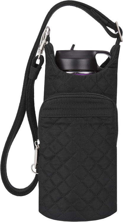 Travelon Anti-Theft Boho Insulated Water Bottle Tote