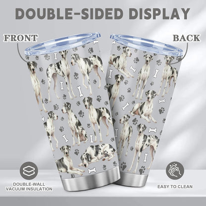 Beagle Gifts for Women Men, 40oz Stainless Steel Insulated Tumbler Travel Cup Mug, Funny and Unique Beagle Gifts for Dog Lover - Colors A