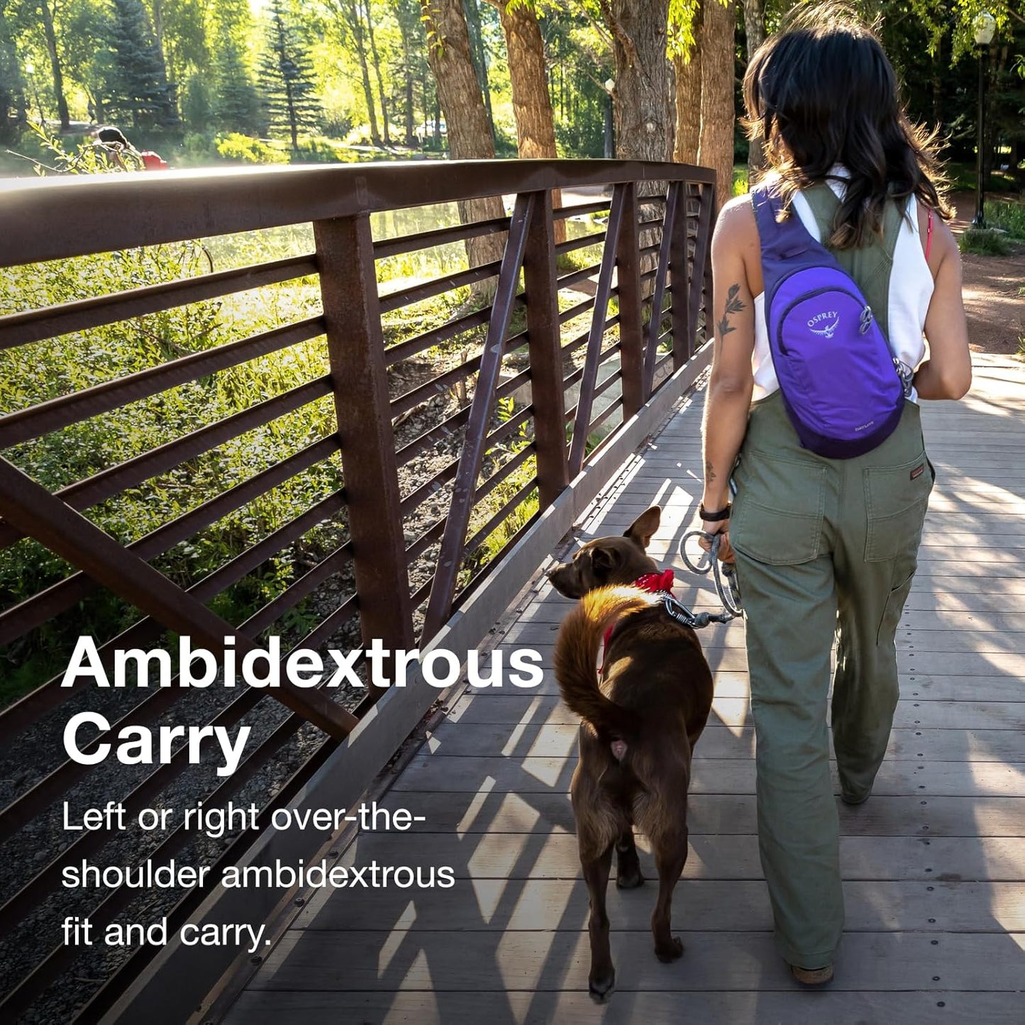 Osprey Daylite Shoulder Sling Bag - Crossbody Backpack for Everyday Carry, Festivals, and Travel