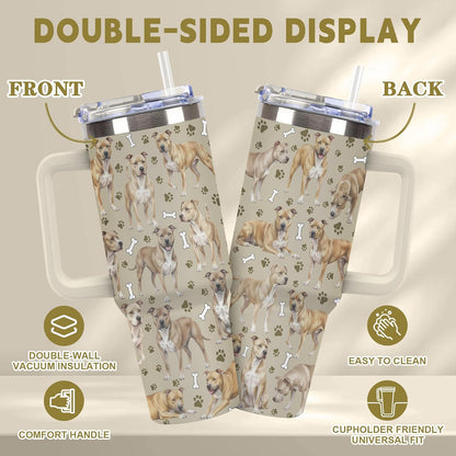 Beagle Gifts for Women Men, 40oz Stainless Steel Insulated Tumbler Travel Cup Mug, Funny and Unique Beagle Gifts for Dog Lover - Colors A