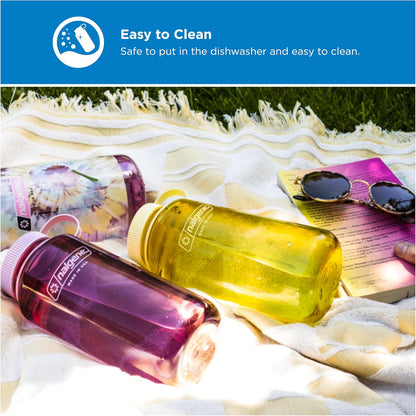 Nalgene 32 oz Wide Mouth Water Bottle | BPA-Free, Durable & Leak Proof, Lightweight Bottle for Hiking & Gym, Work & Travel