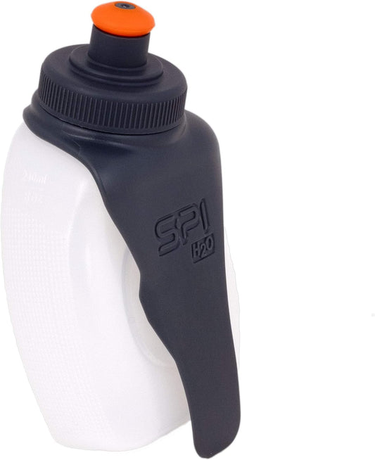 SPIbelt Running Water Bottle, H2O Hydration Companion, 8oz BPA-Free Sports Water Bottle – No Bounce, Leak-Proof Design, Clips to Running Belts or Shorts, Lightweight Fitness Water Bottle