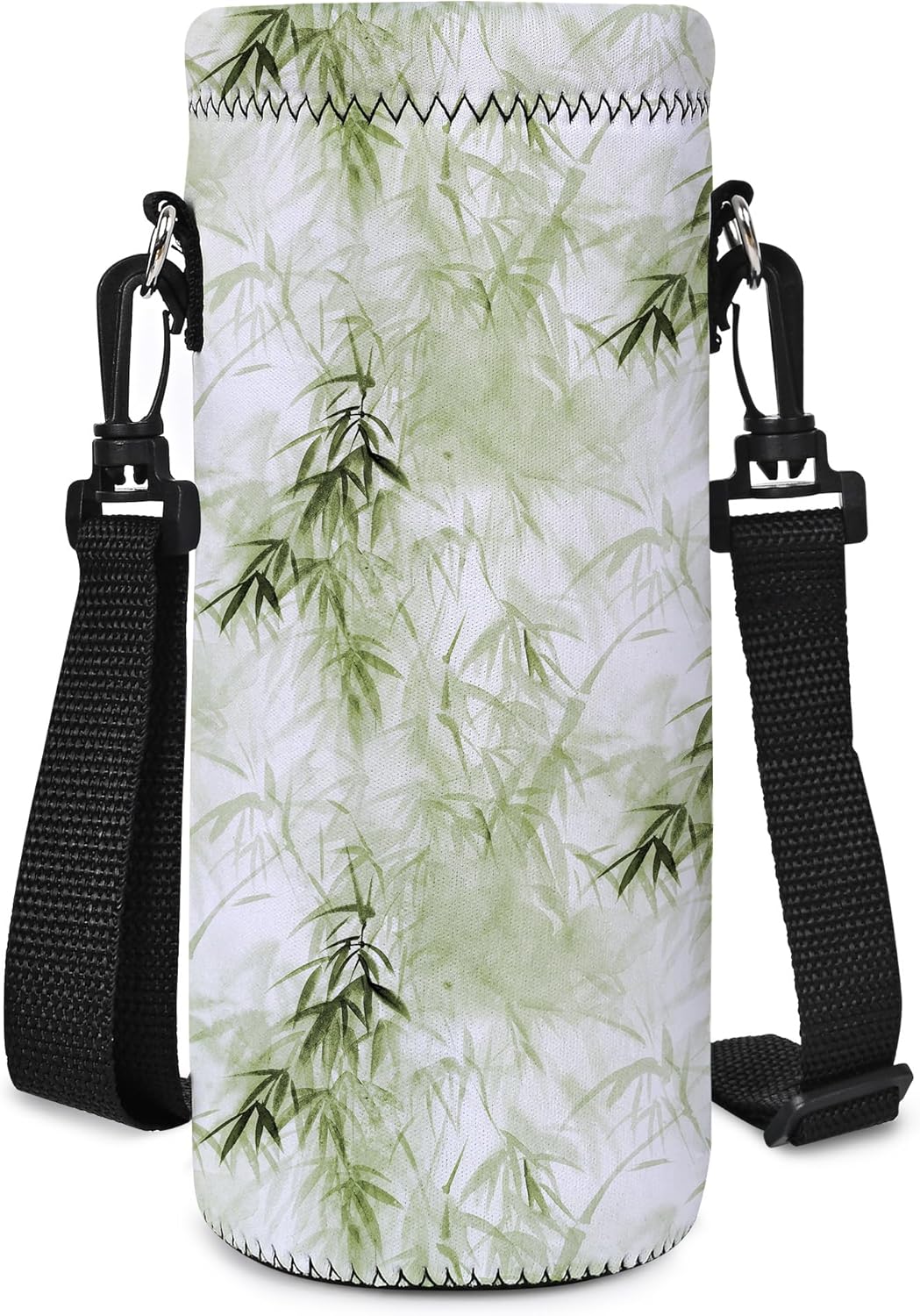 Neoprene 500ML/750ML/1000ML Water Bottle Bag Carrier, Portable Insulated Bottle Sling Holder Case Pouch with Adjustable Shoulder Strap for Men Women Walking Hiking Running
