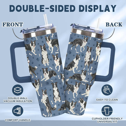 Beagle Gifts for Women Men, 40oz Stainless Steel Insulated Tumbler Travel Cup Mug, Funny and Unique Beagle Gifts for Dog Lover - Colors A