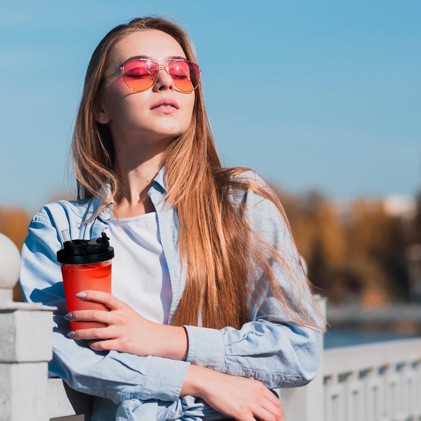 sweet grain Reusable Boba Cup - 24oz Tritan Boba tumbler with Lid and Straw, BPA Free Leakproof Bubble/Boba Tea Cup with Carry Handle for Ice Coffee Smoothies - Black