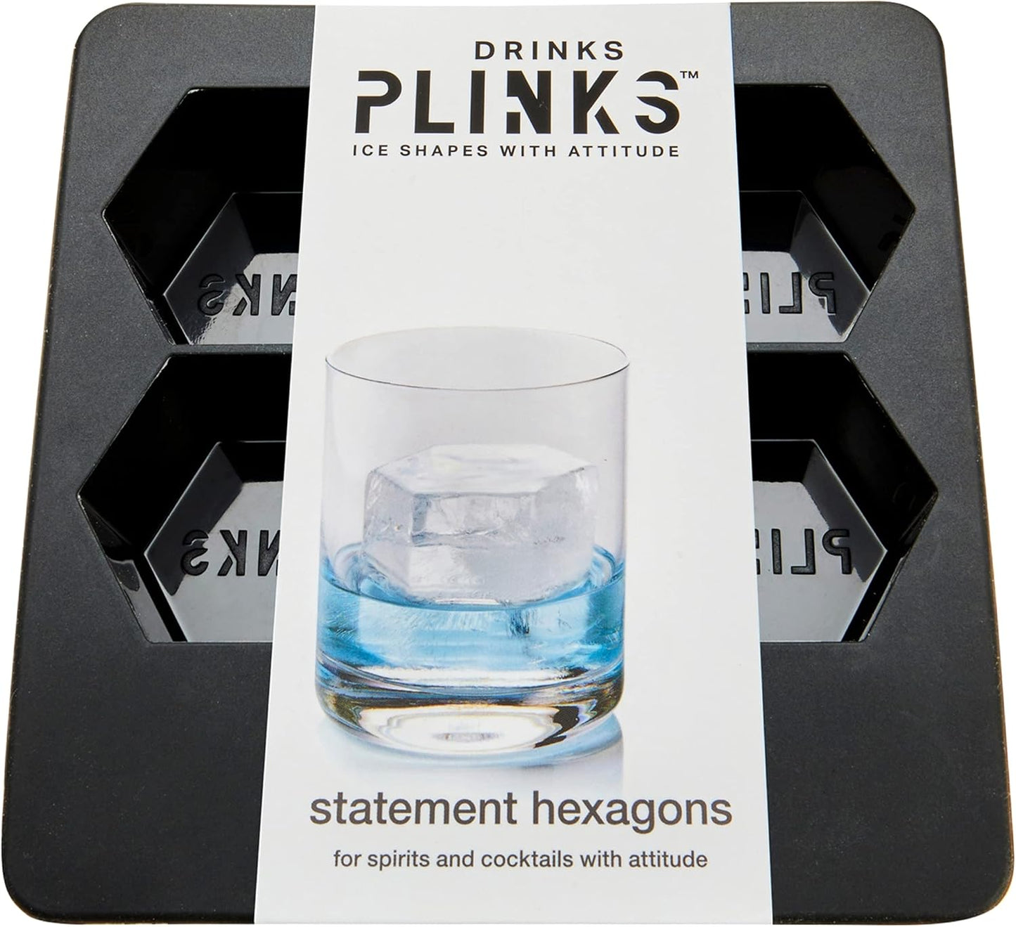 DRINKSPLINKS Water Bottle Ice Cube Tray. Keep Water in Drink Bottles Cold for Longer With This Large Tumbler Ice Cube Mold.