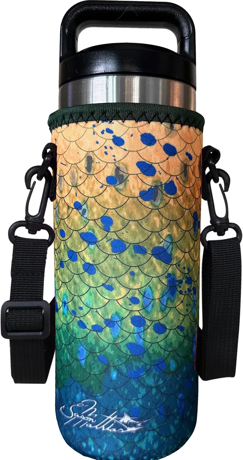 24-30oz 750ml Water Bottle Carrier with Shoulder Strap, Water Bottle Insulator - Midnight Mums