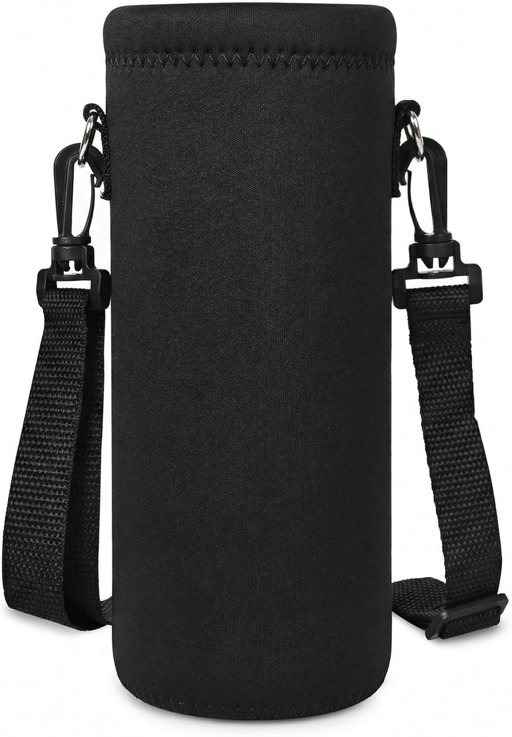 RICHEN Neoprene Water Bottle Carrier Bag with Adjustable Shoulder Strap,Insulated Water Bottle Cover for Stainless Steel/Glass/Plastic Bottles