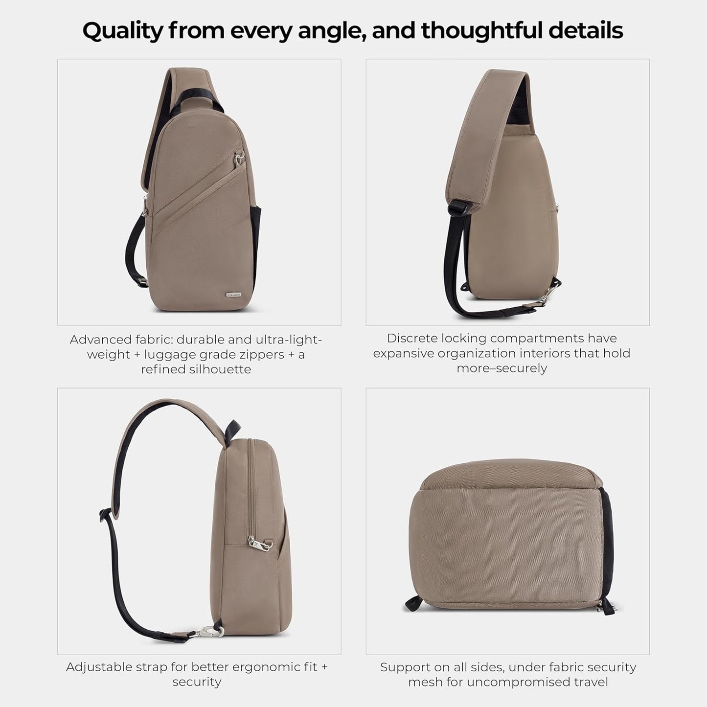 Travelon Anti-Theft Classic Sling Bag