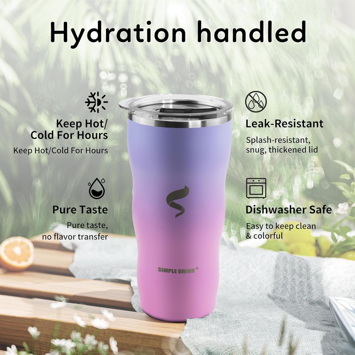 20Oz Insulated Tumbler With Straw And Lid, Stainless Steel Coffee Cup, Double Wall Vacuum Travel Mug,Spill proof Iced Coffee Tumbler, Beach tumbler, Green Red Tumbler